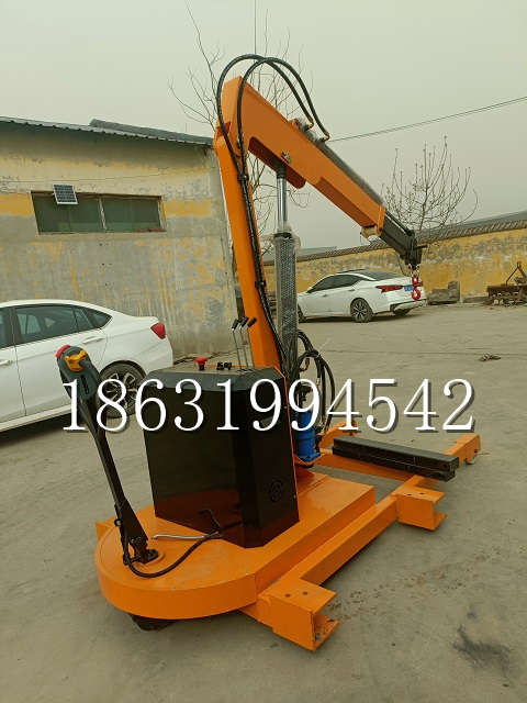 易县自卸车厢随车吊 自制轮式四不像起重机 四驱平板吊 5吨 贵盛